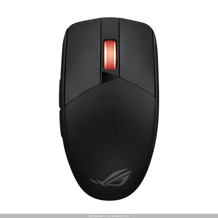 ASUS ROG Impact III Wireless kabellose Gaming Maus mit nur 57g Gewicht, ROG Micro-Switches und Batterielaufzeit von bis zu 450 Stunden