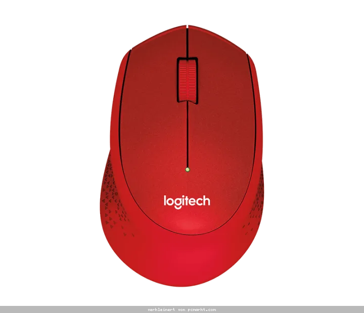 Logitech M330 Silent Plus Maus, rot