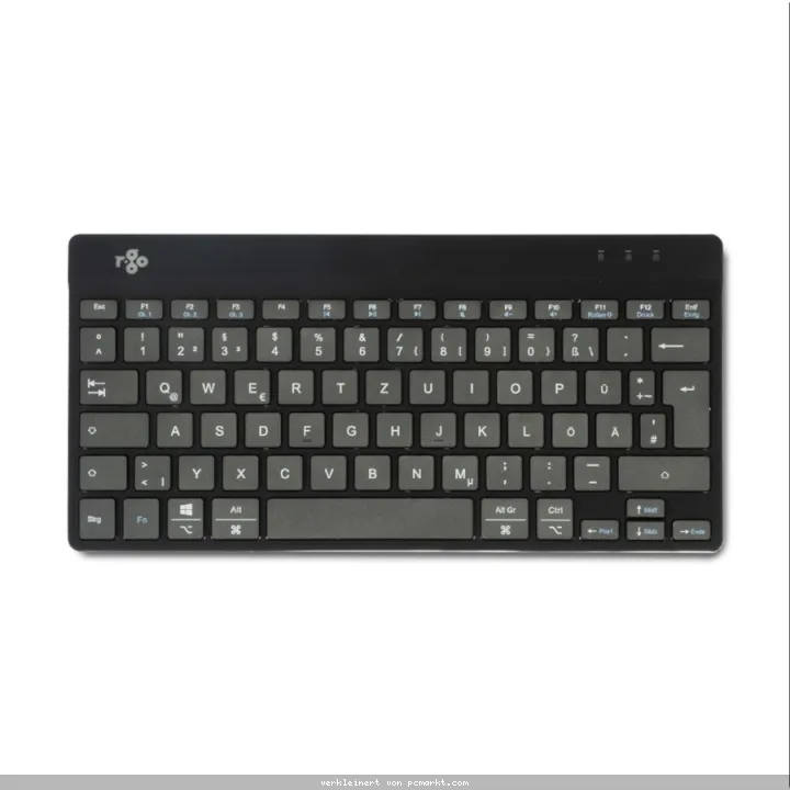 R-Go Compact Break ergonomische Tastatur, QWERTZ (DE), Bbluetooth, schwarz