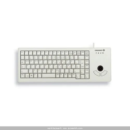 Cherry XS Trackball Keyboard, hellgrau, USB