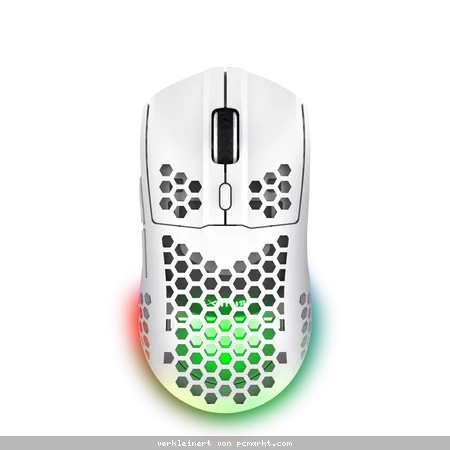 Trust Gaming GXT929W Helox Wireless Gaming Maus Federleichte kabellose Gaming-Maus mit mehrfarbiger RGB-Beleuchtung für schnelle und flüssige Bewegung