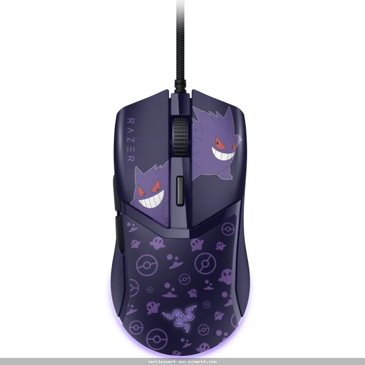 Razer Cobra Pokémon Gengar Edition Leichte kabelgebundene Gaming-Maus mit Razer™ Chroma RGB