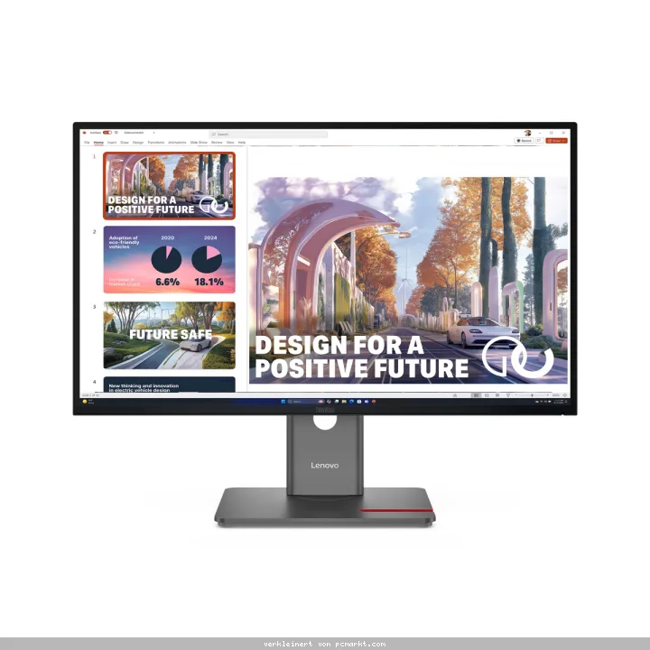 Lenovo ThinkVision P27QD-40 27" QHD IPS, 120HZ, 6ms, HDMI, DisplayPort, USB-C (PD 15W), Ethernet