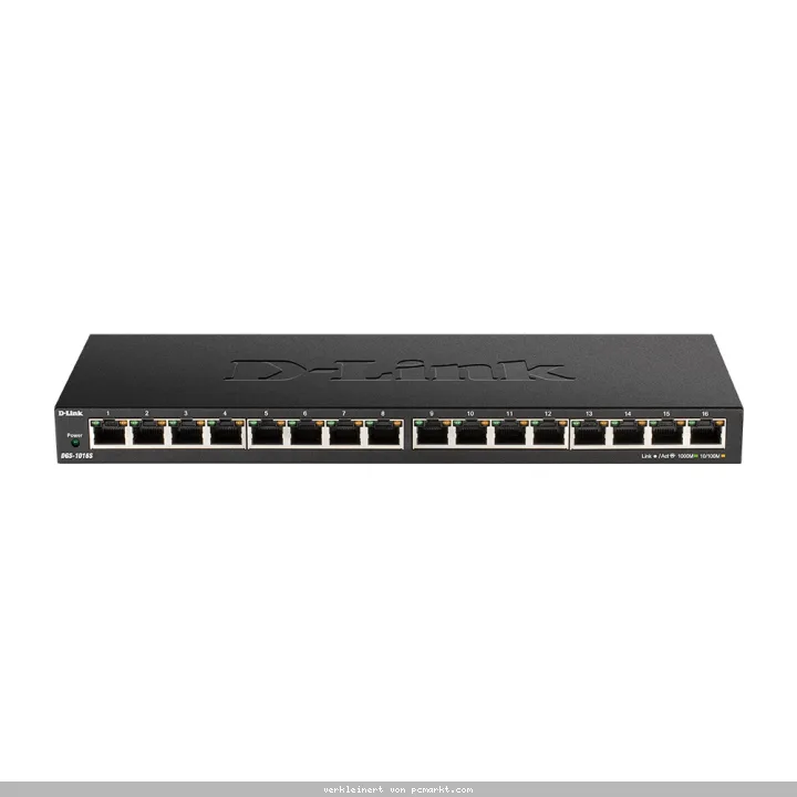 D-Link DGS-1016S Unmanaged Switch [16x Gigabit Ethernet]