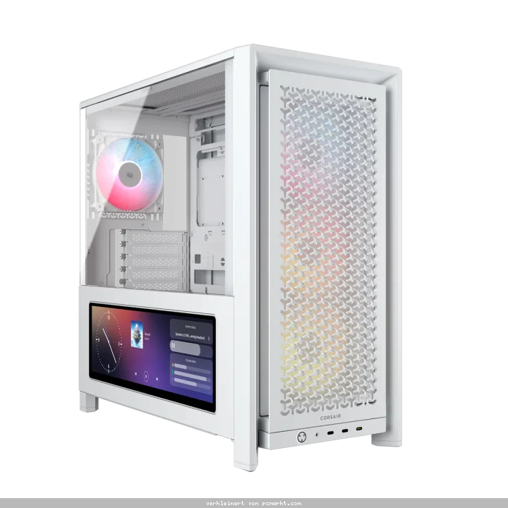 CORSAIR FRAME 4000D LCD RS ARGB White | PC-Gehäuse