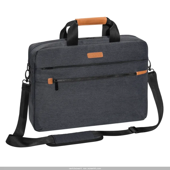 PEDEA Notebooktasche / Laptoptasche "Elegance" Pro - 15,6" für Notebooks bis 39,6cm, grau