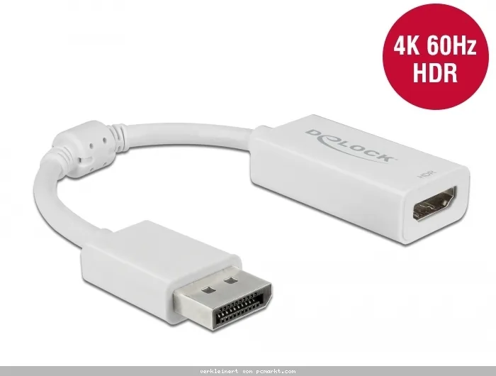 Delock Adapter (mit HDR) DisplayPort auf HDMI