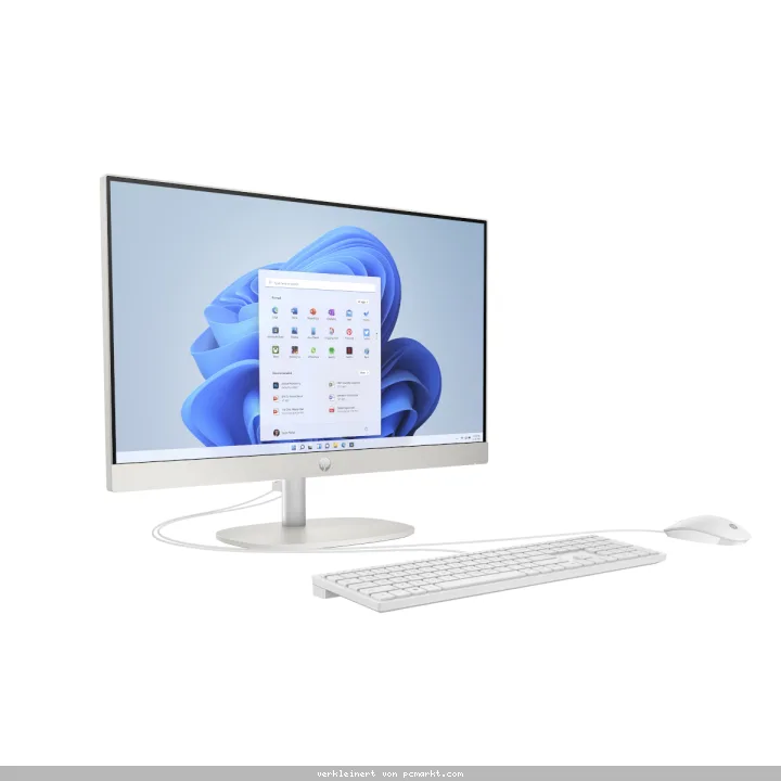 HP All-in-One PC 24-cr0242ng [60,5cm (23,8") FHD-Display, Intel Core i3 N300, 8GB RAM, 256GB SSD, DOS]