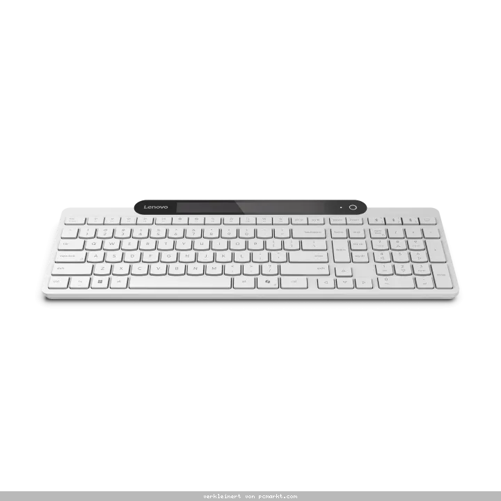 Lenovo Bluetooth-Tastatur mit Selbstladefunktion (weiß)