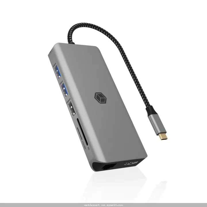 ICY BOX 12-in-1 USB Type-C® Dock mit PD bis zu 100 W