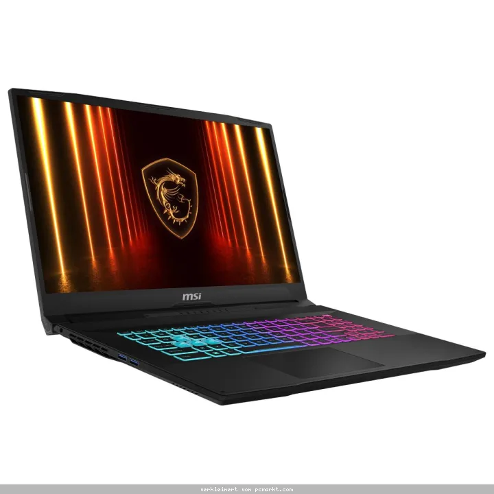 MSI Katana 17 HX B14WGK-405 - 17,3" QHD 240Hz Display, Intel Core i7-14650HX, 16GB DDR5 RAM, 1TB SSD, NVIDIA RTX 5070, Windows 11 Home