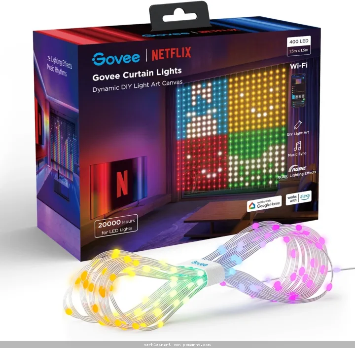 Govee Curtain Light Netflix WIFI & Bluetooth