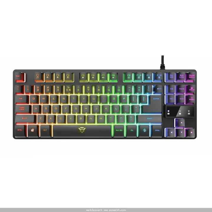 Trust GXT 833 Thado TKL Gaming-Tastatur, DE-Layout kabelgebunden