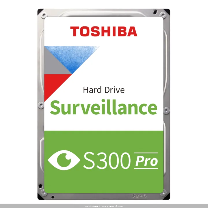 Toshiba S300 Surveillance Pro HDD 10TB 3.5 Zoll SATA *Bulk* Interne Festplatte (CMR)