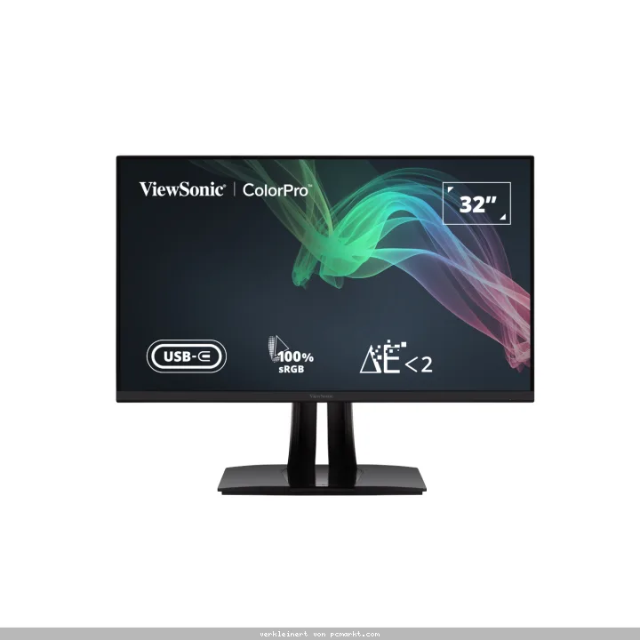 ViewSonic VP3256-4K LED Fotografie Monitor 80,01 cm (31,5 Zoll) Pantone-validierter internationaler Farbstandard, 100% sRGB, Porträtmodus, 4K UHD, 16: