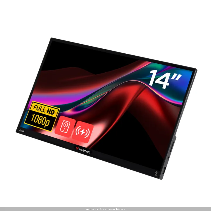 Verbatim 32088 Portable Touch 14 Zoll - Mobile Monitor