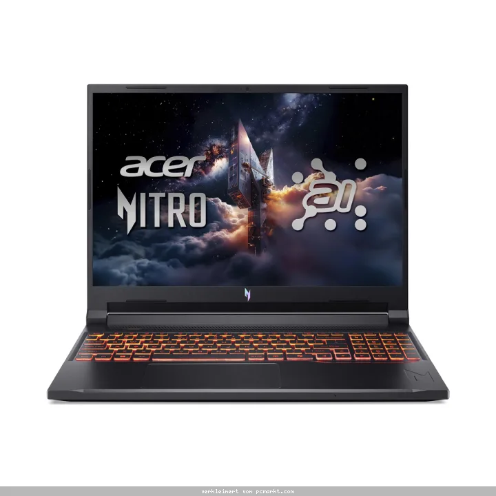 Acer Nitro V16 (ANV16-42-R860) Gaming 16,0" WUXGA, 180Hz, Ryzen R5-240 (16 TOPS), 16GB RAM, 1TB SSD, GeForce RTX5050, Windows 11