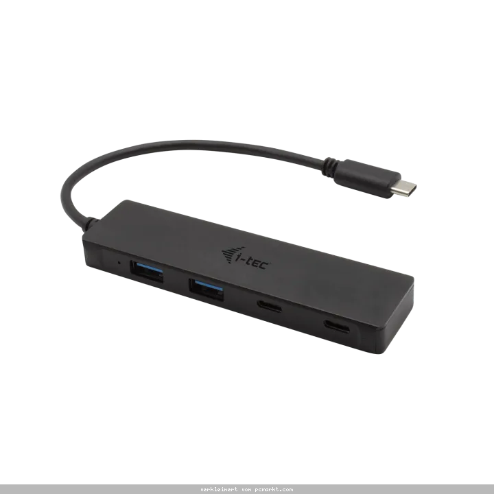 i-tec USB-C Metal HUB auf 2x USB 3.0 + 2x USB-C