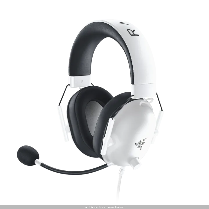 Razer Blackshark V2 X Special White Edition - kabelgebundenes 7.1 Surround Sound Gaming Headset mit passiver Geräuschunterdrückung