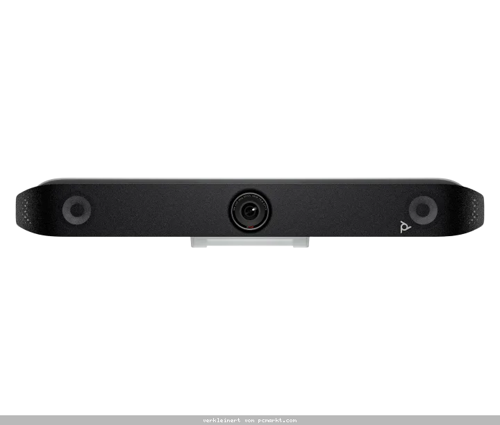 Poly Studio X52 All-In-One-Videoleiste, Auflösung: 2160p, 4K UHD 5-fach digital Zoom, Zwei MEMS-Mikrofone, Zwei Mikrofone zweiter Ordnung, Zwei Lautsp