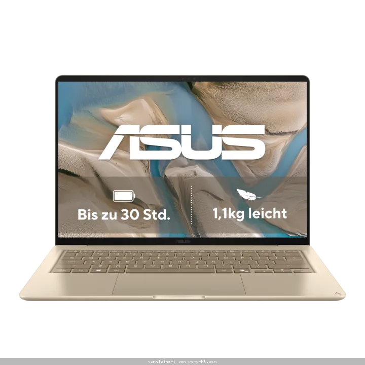 ASUS Zenbook 14 UX3480QA-U1157W - 14" WUXGA OLED, Qualcomm Snapdragon X X1-26-100, 16GB RAM, 512GB SSD, Qualcomm Adreno, Windows 11