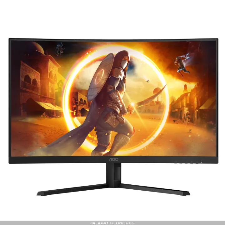 AOC Gaming CQ32G4VE 32 Zoll QHD Curved Monitor, 180 Hertz, 0.5 ms, HDR10, FreeSync Premium (2560x1440, HDMI, DisplayPort) schwarz/grau