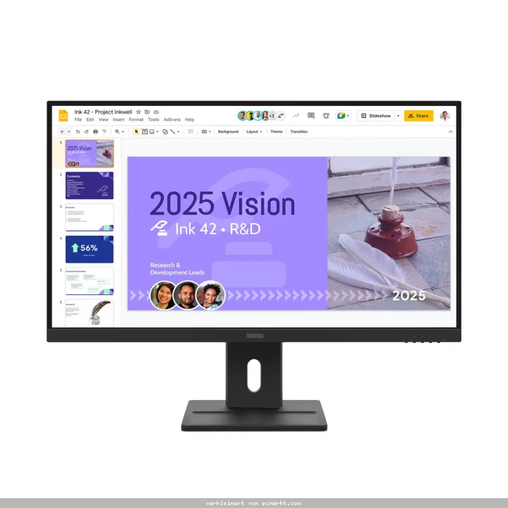 Lenovo ThinkVision E27Q-40 Business Monitor - QHD, 100Hz ENERGY Star Certified, TCO 10, TCO Edge 2.1, EPEAT™ Gold