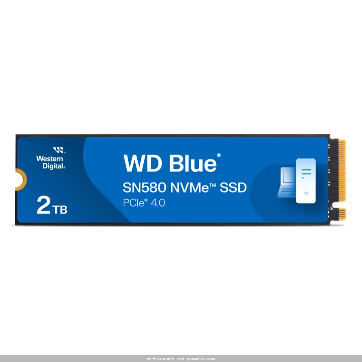WD Blue SN580 SSD 2TB M.2 PCIe Gen4 NVMe Internes Solid-State-Module