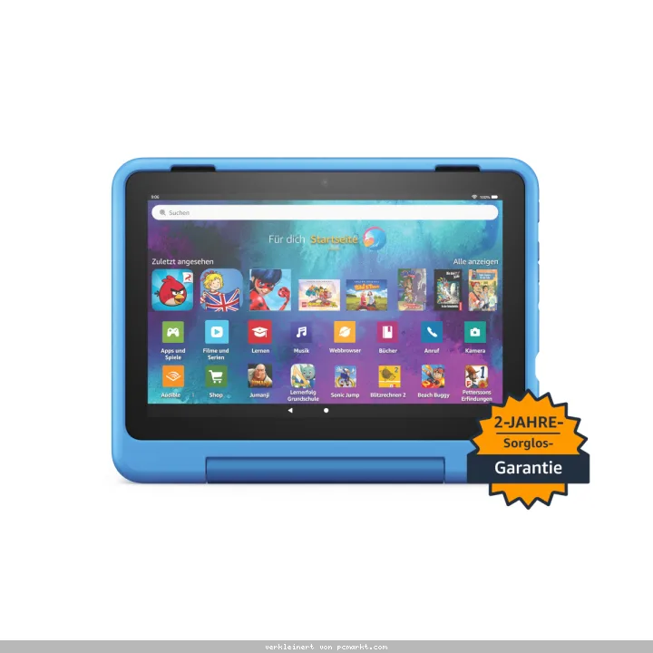 Amazon Fire HD 8 Kids Pro-Tablet (2022), Cyber-Welt-Design von 6 bis 12 Jahren, 13 Stunden Akkulaufzeit, kindgerechte Hülle, 8-Zoll-HD-Display, 32GB