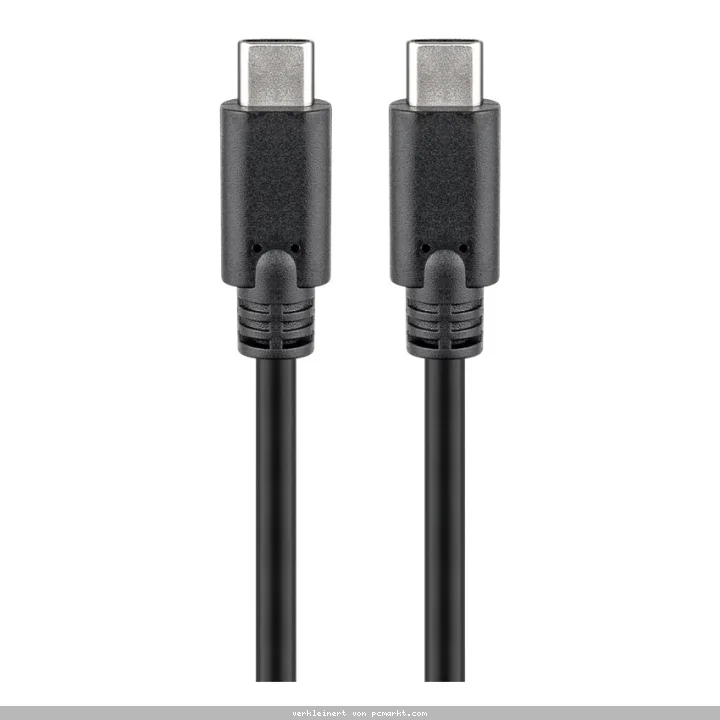 KAB Goobay USB-C™ 3.1 Generation 1 Kabel, schwarz, 2m USB-C™-Stecker > USB-C™-Stecker