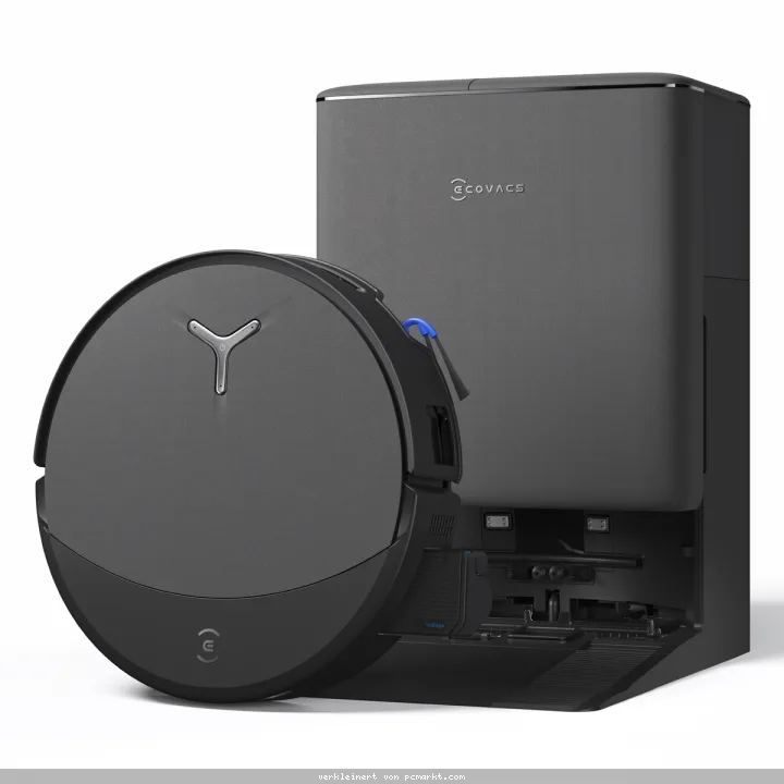 ECOVACS DEEBOT T90 PRO OMNI Schwarz Saug-Wisch-Roboter mit Reinigungsstation
