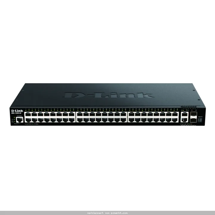 D-Link DGS-1520-52 Smart Managed Switch [48x Gigabit und 2x 10 Gbit/s Ethernet, 2x 10 Gbit/s SFP+]