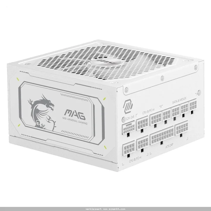 MSI MAG A1000GL PCIE5 White | PC-Netzteil