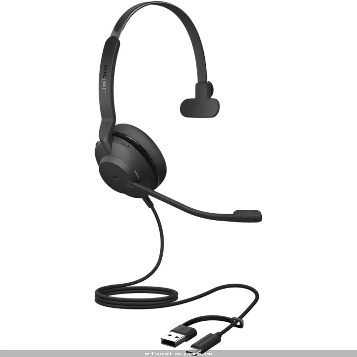 Jabra Evolve2 30 SE, Einseitiges Headset USB-C/A-Anschluss, MS-Teams zertifiziert