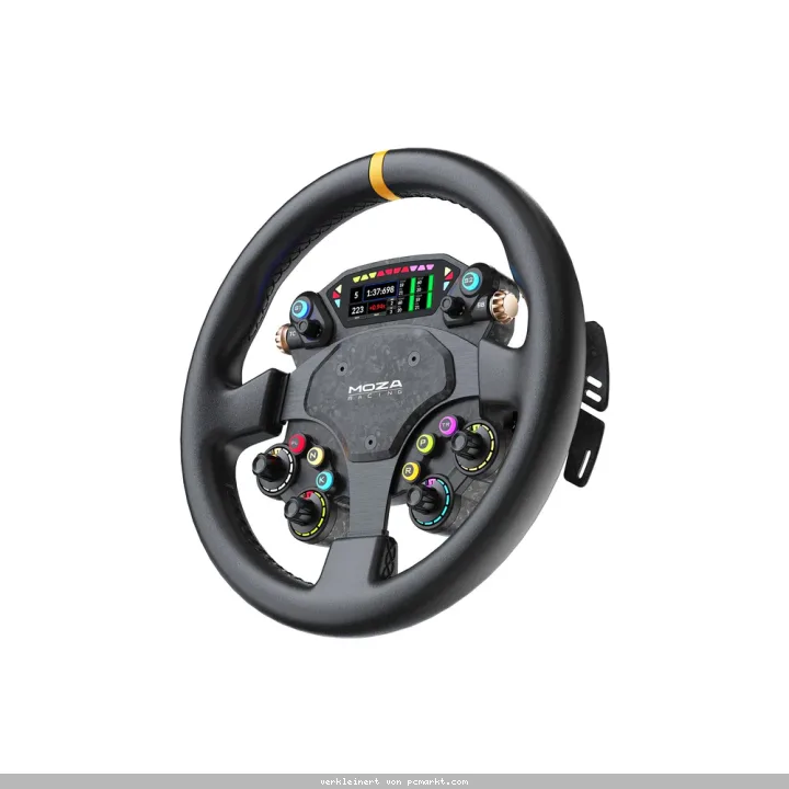 MOZA CS Pro Sim Racing Lenkrad Sim-Racing Lenkrad aus Aluminium mit HD Bildschirm