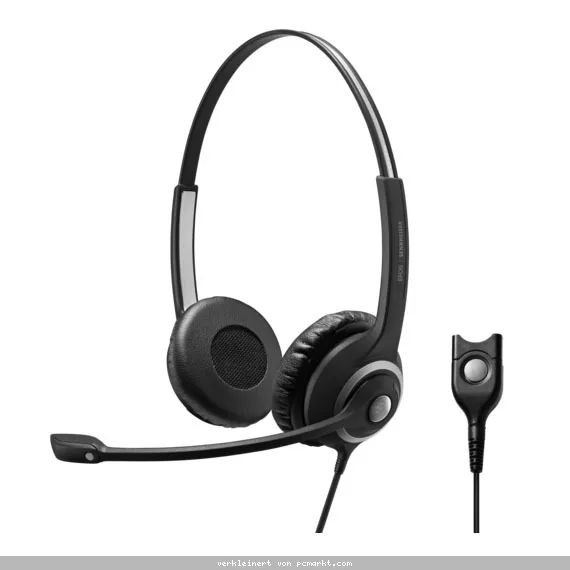 EPOS IMPACT SC 260 Kabelgebundenes, beidseitiges Headset mit Easy Disconnect-Anschluss, optimiert für Tischtelefone