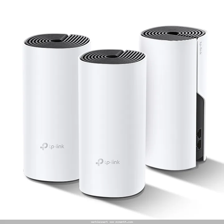 TP-Link Deco P9 WLAN AC + Powerline Mesh Set, 3er Pack [Mesh WLAN mit Powerline, 802.11ac, bis zu 1.167 Mbit/s, MU-MIMO]