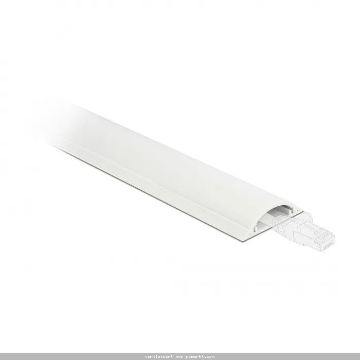 Delock Kabelkanal selbstklebend 30 x 8 mm - Länge 1 m weiß