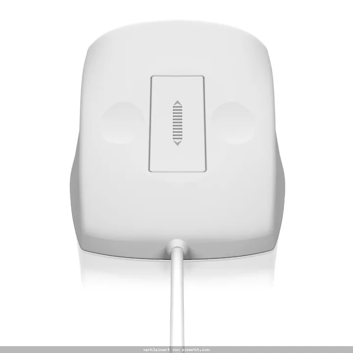 Keysonic KSM-5030M - Wasserdichte Maus, Kabelgebunden USB-Anschluss, Silikon, Wasserdicht IP68, Scrollen mit Touchsensor, weiß