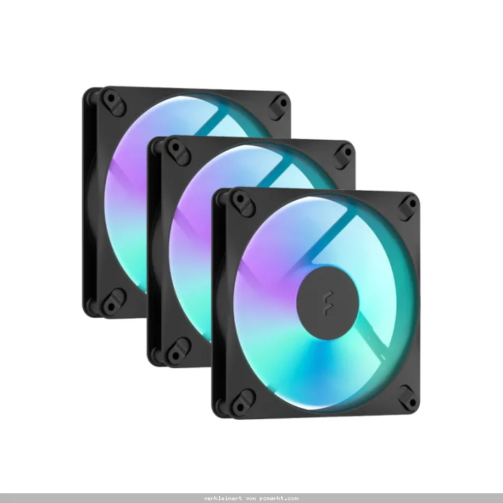Fractal Design Dynamic 3 14 RGB 3-Pack Black | Gehäuselüfter