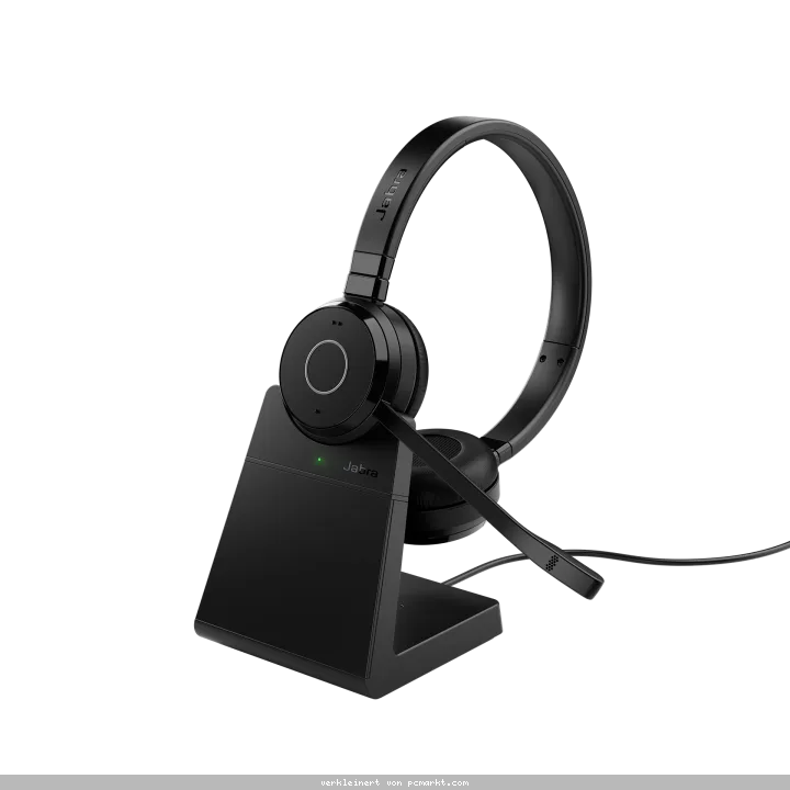 Jabra Evolve 65 TE Headset, Stereo, Kabellos, Bluetooth, inkl. Ladestation, Optimiert für Unified Communication