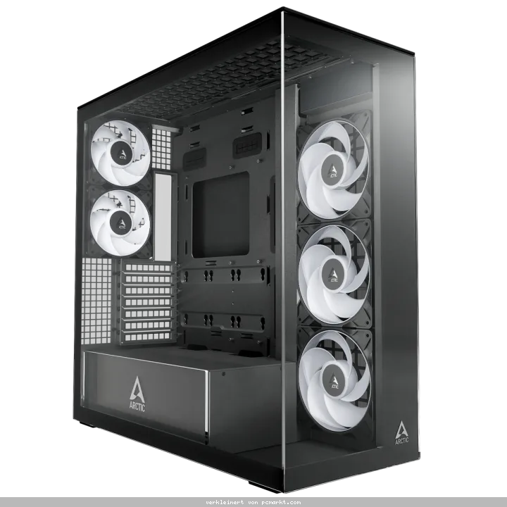 ARCTIC Xtender Black Clear Glass | PC-Gehäuse