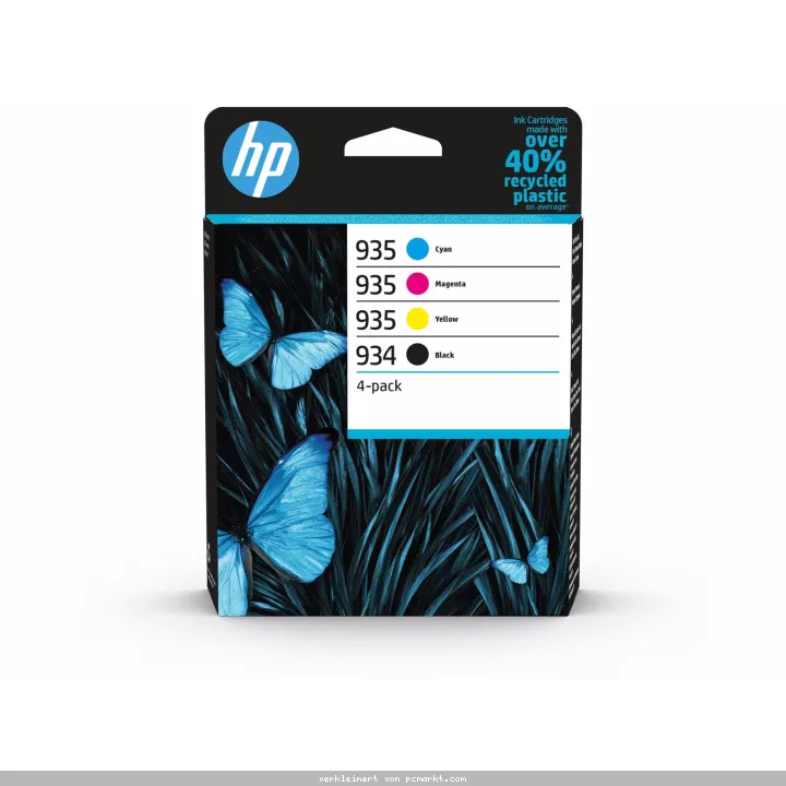 HP 934 (6ZC72AE) Original Druckerpatronen 4er-Pack Kompatibilität: HP OfficeJet Pro 6230, 6820