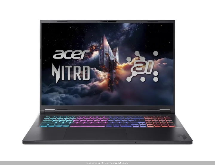 Acer Nitro 18 AI (AN18-61-R1H6) Gaming/ Copilot+ PC 18,0" WQXGA, 165Hz, Ryzen AI R7-350 (50 TOPS), 32GB RAM, 1TB SSD, GeForce RTX5070Ti, Windows 11