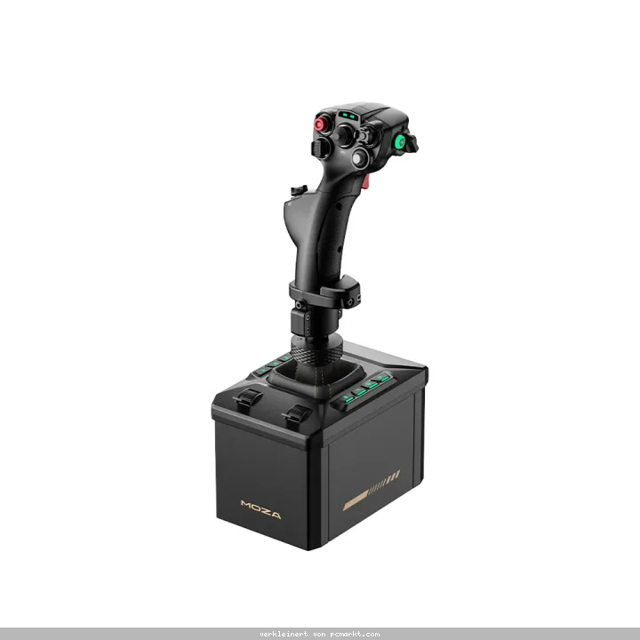MOZA AB6 Flug Simulator Joystick bestehend aus der AB6 Basis und dem MHG Flightstick