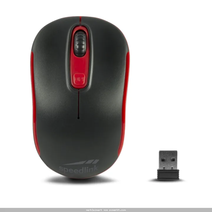 Speedlink CEPTICA Wireless-Mouse, 3 Tasten, USB-A-Empfänger, 1600 dpi Auflösung, 2,4-GHz-Funktechnologie, 10m Reichweite