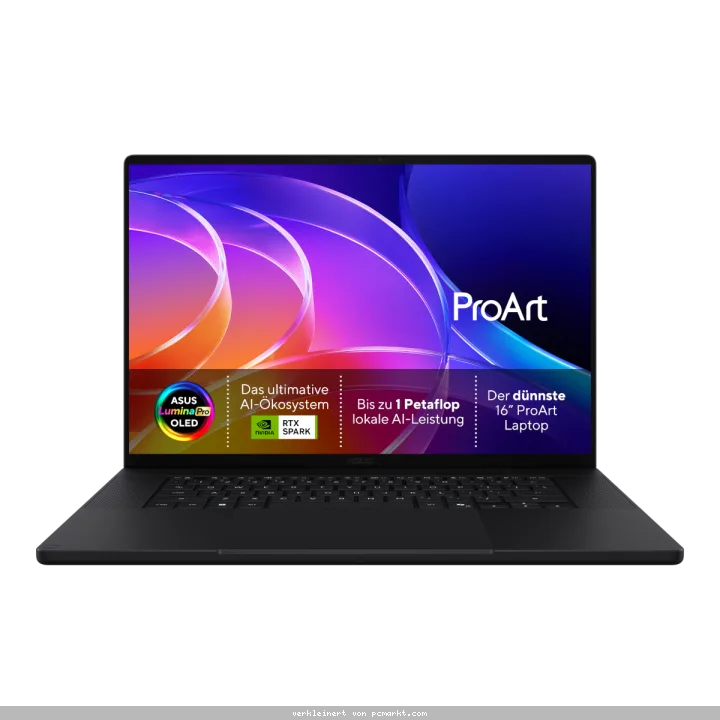ASUS ProArt P16 H7607BA-SE176X - 16" WQUXGA 120Hz OLED, NVIDIA RTX Spark N1X 20-Core, 64GB RAM, 1TB SSD, Windows 11 Pro