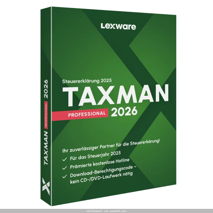 TAXMAN professional 2026 (1-Platz Lizenz)