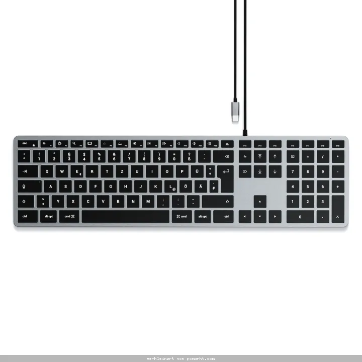 Satechi Slim W3 USB-C Wired Keyboard-DE (German)