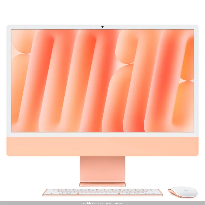 Apple iMac Orange CZ1E8-0011010 - 61cm(24'') M4 8-Core CPU, 8-Core GPU, 16GB RAM, 512GB SSD, Standardglas, Magic Keyboard Touch-ID Ziffernblock